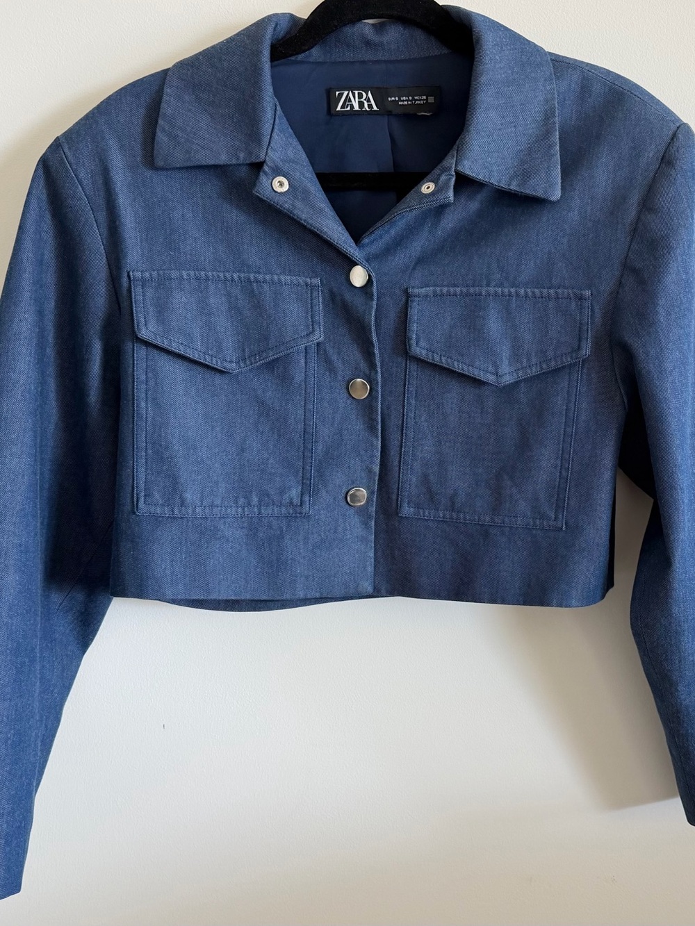 ZARA Dark Denim Jacket & Pants Set